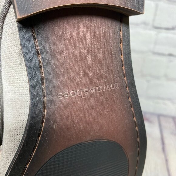 Town Shoes Men Dress Shoes Size 8 Bunting JP6561 Chime Gray - Picture 7 of 10